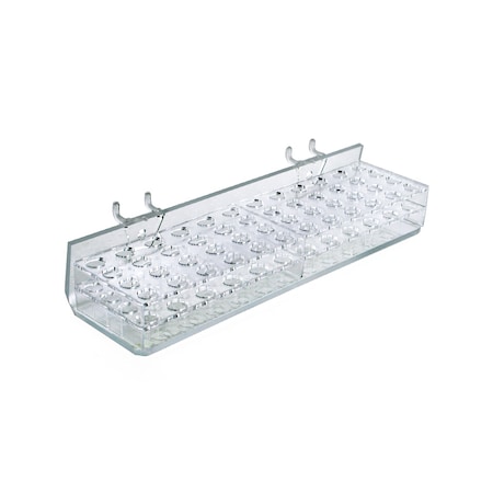Azar Displays 48-Compartment Tray - round slot .5" x .5", PK2 225548